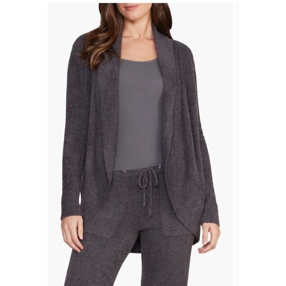Barefoot Dream NWT cozy chic lite circle cardigan sweater in color carbon XS/S - Picture 1 of 9